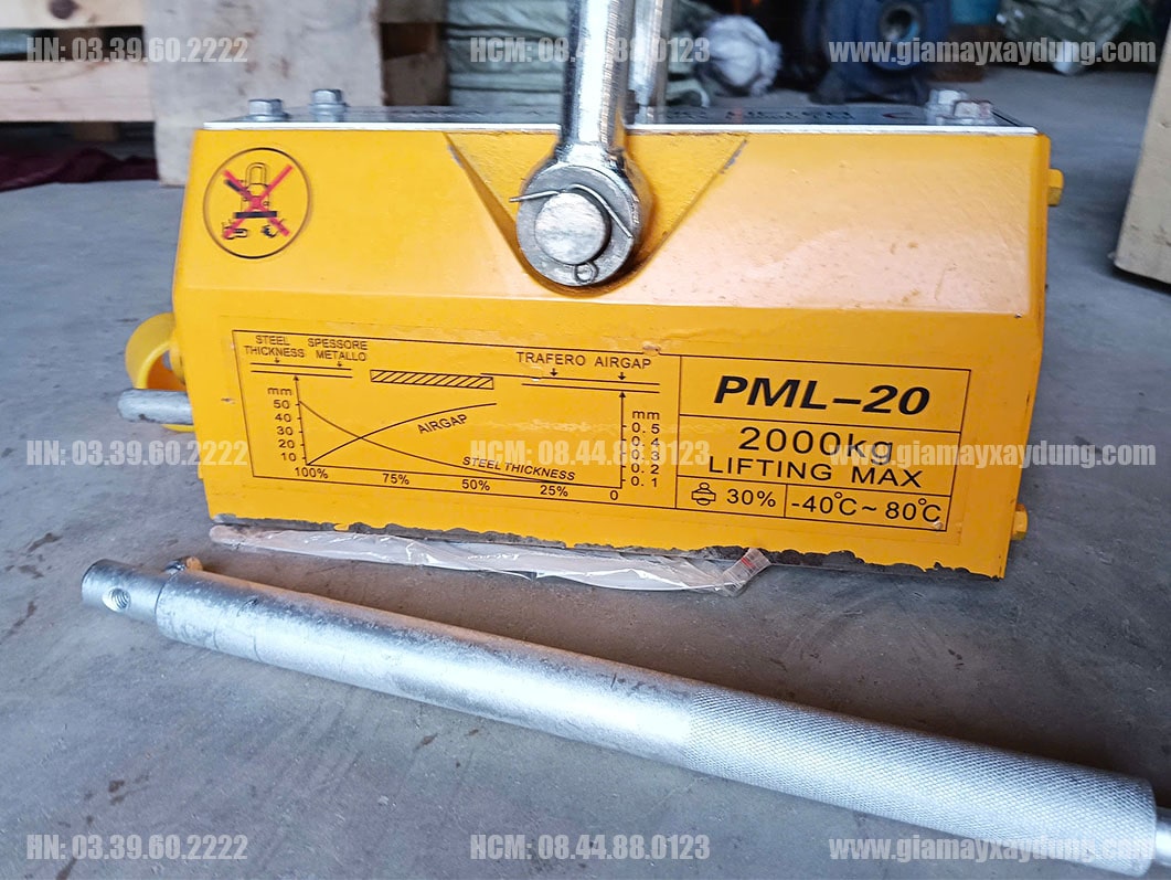 Nam châm tay gạt 2 tấn PML-20