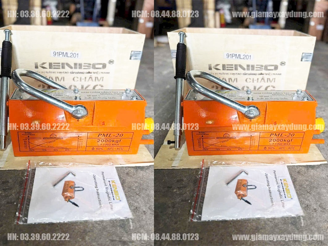 Nam châm tay gạt 2 tấn PML-20