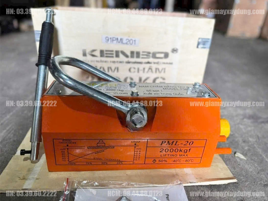 Nam châm tay gạt 2 tấn PML-20