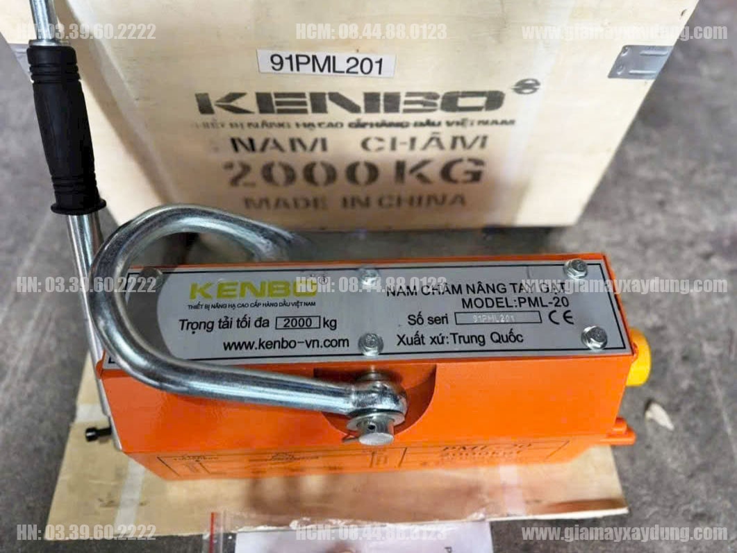 Nam châm tay gạt 2 tấn PML-20