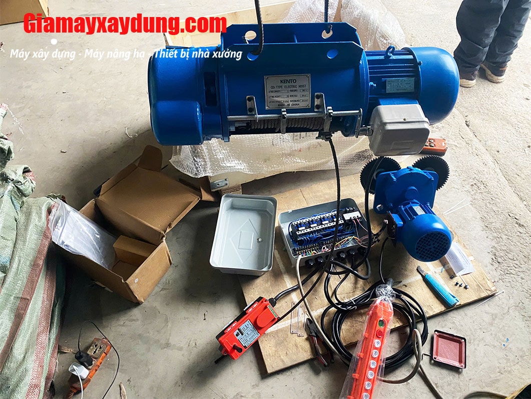 Pa lăng cáp điện Trung Quốc 1 tấn 6m CD1 380V