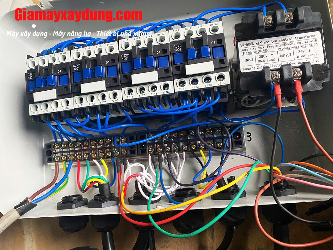 Pa lăng cáp điện Trung Quốc 1 tấn 6m CD1 380V