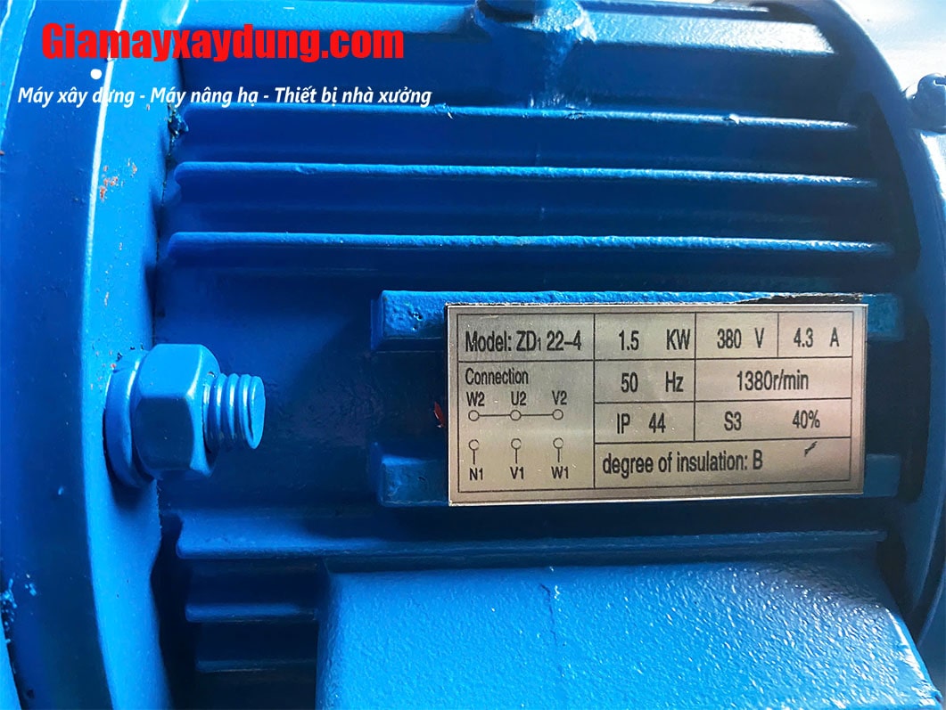 Pa lăng cáp điện Trung Quốc 1 tấn 6m CD1 380V