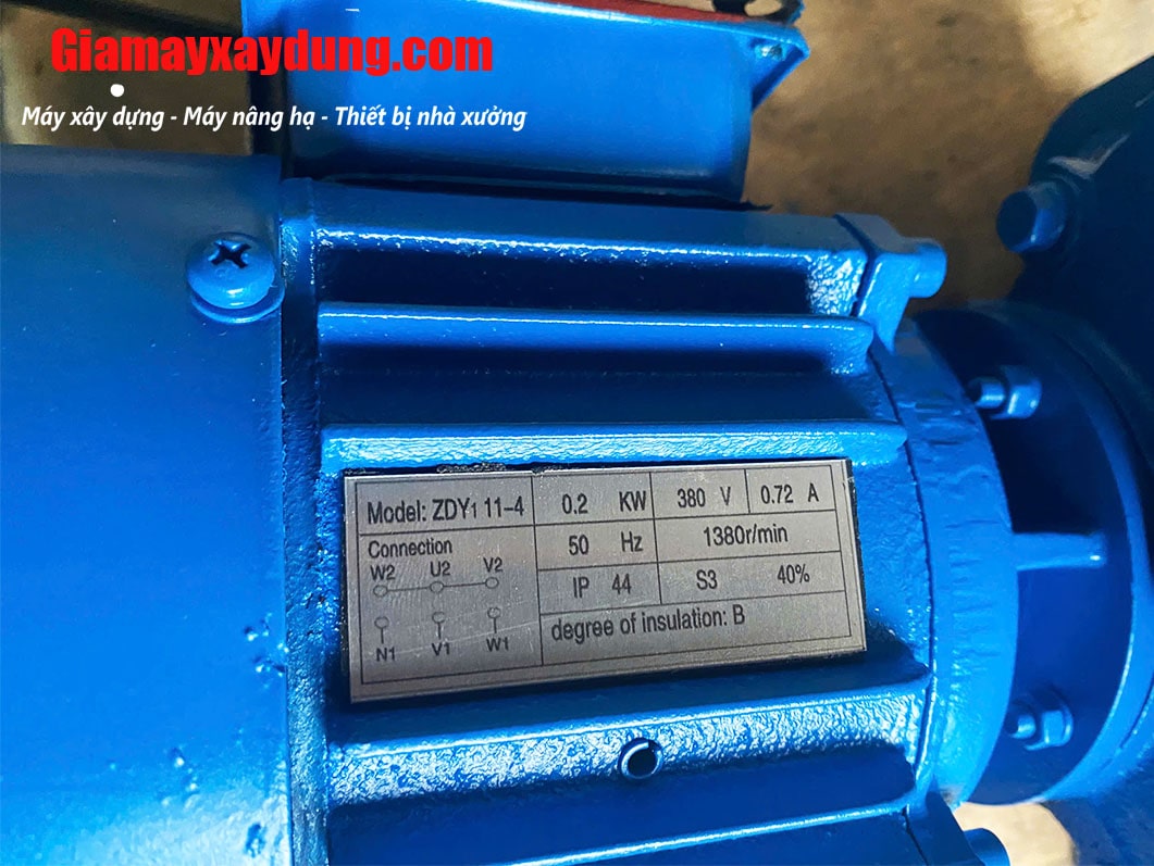 Pa lăng cáp điện Trung Quốc 1 tấn 6m CD1 380V