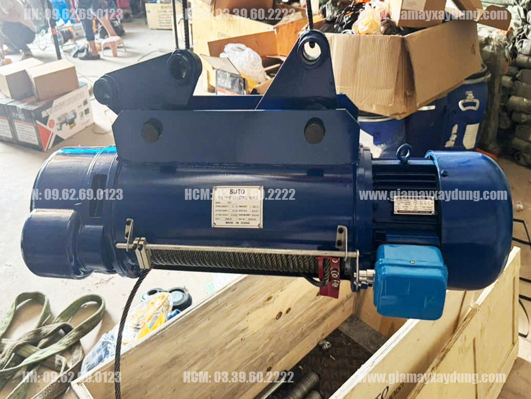 Pa lăng cáp điện Trung Quốc 2 tấn 12m CD1 380V