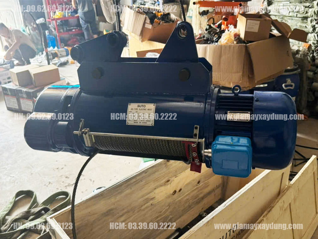 Pa lăng cáp điện Trung Quốc 2 tấn 12m CD1 380V