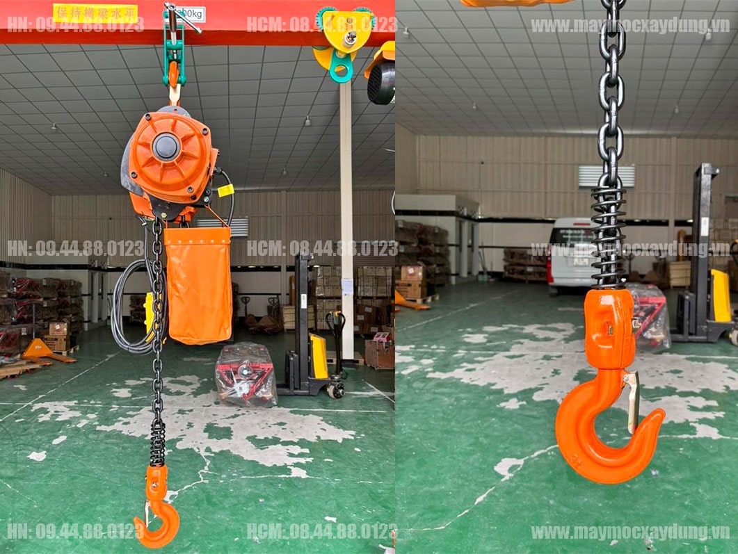 Pa lăng xích điện cố định 3 tấn 6m HHBB03-02 380V