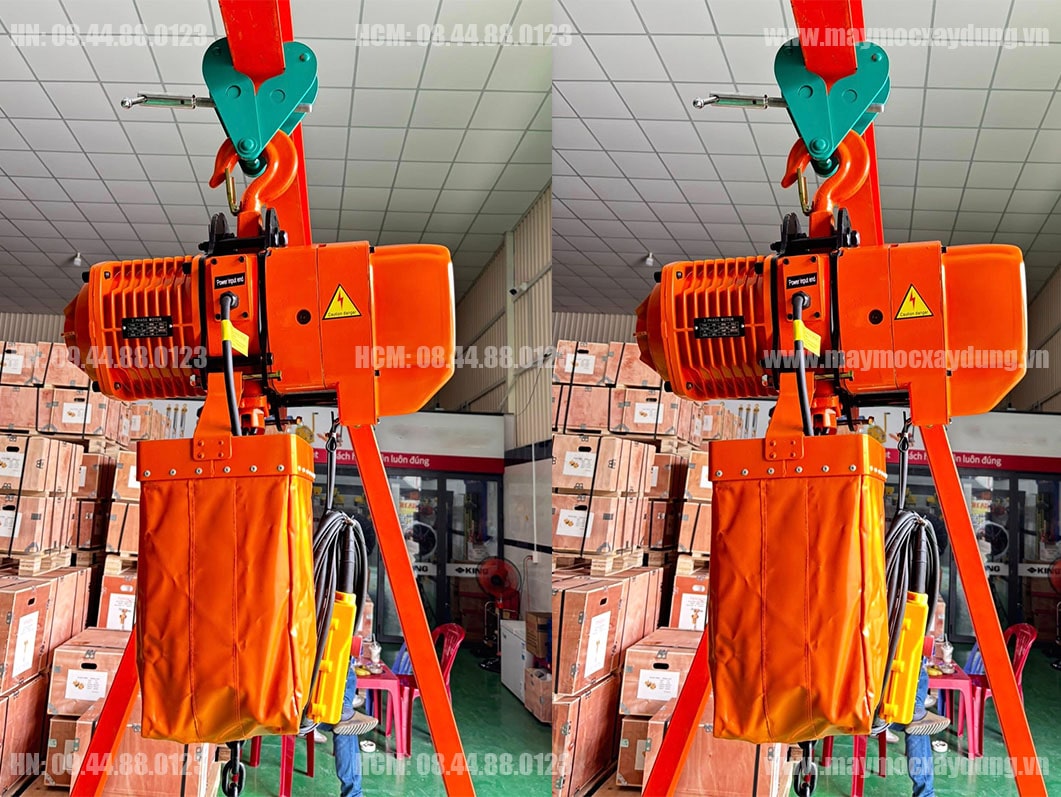 Pa lăng xích điện cố định 3 tấn 6m HHBB03-02 380V