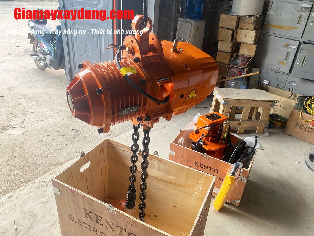 Pa lăng xích điện HOTO di chuyển 3 tấn 6m HHBB03-02 380V
