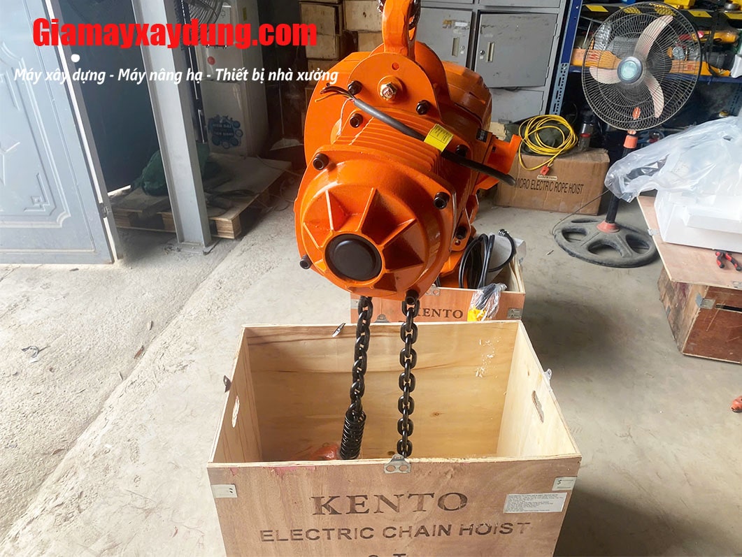 Pa lăng xích điện HOTO di chuyển 3 tấn 6m HHBB03-02 380V