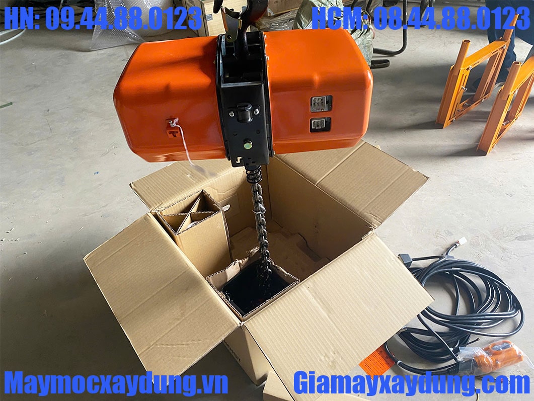 Pa lăng xích điện Hitachi Nhật Bản 1 tấn 6m 1SH