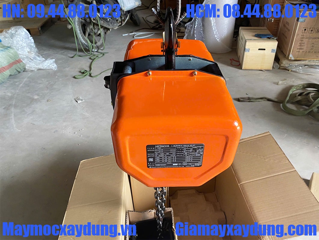 Pa lăng xích điện Hitachi Nhật Bản 1 tấn 6m 1SH