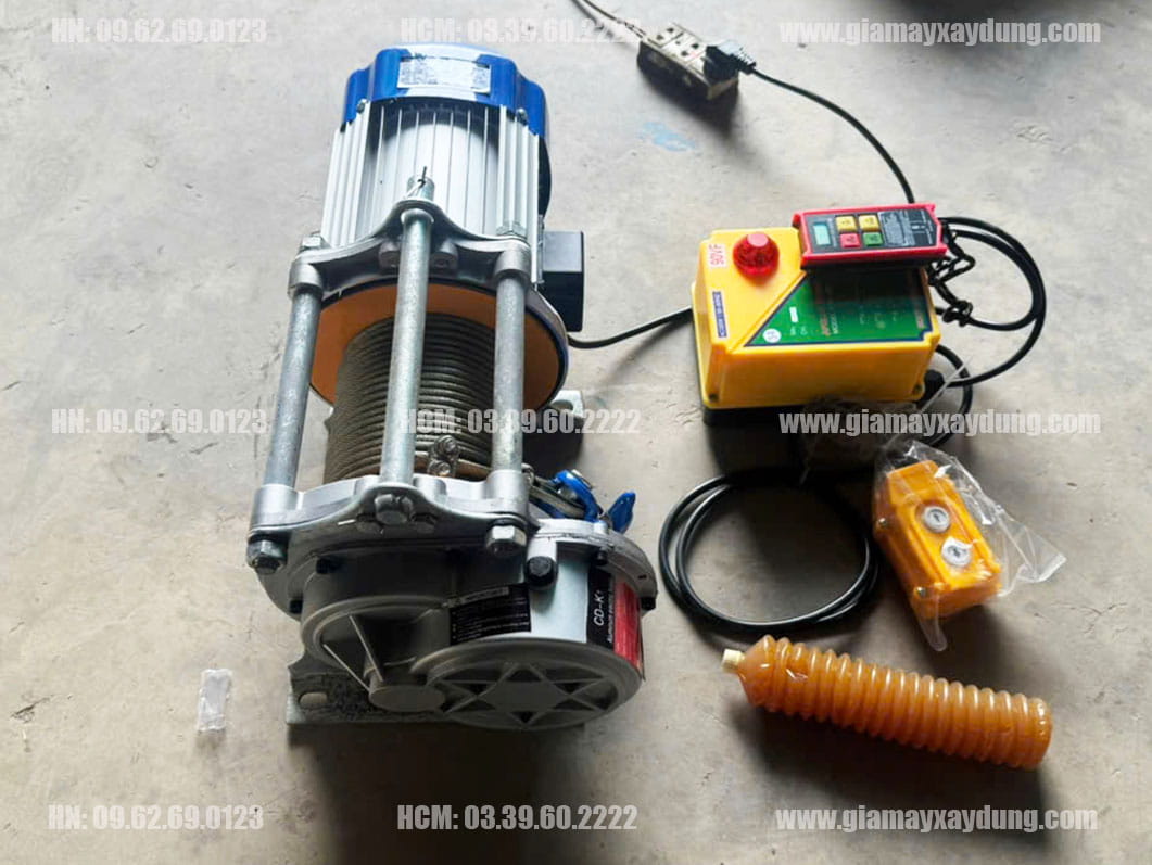 Tời điện đa năng CDK1 200-400 220V 30m 30 mét/phút