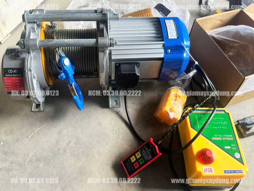 Tời điện đa năng CDK1 200-400 220V 30m 30 mét/phút