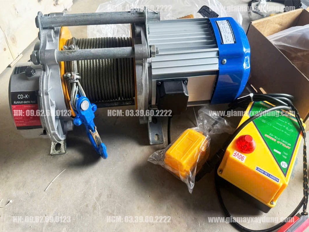 Tời điện đa năng CDK1 200-400 220V 30m 30 mét/phút