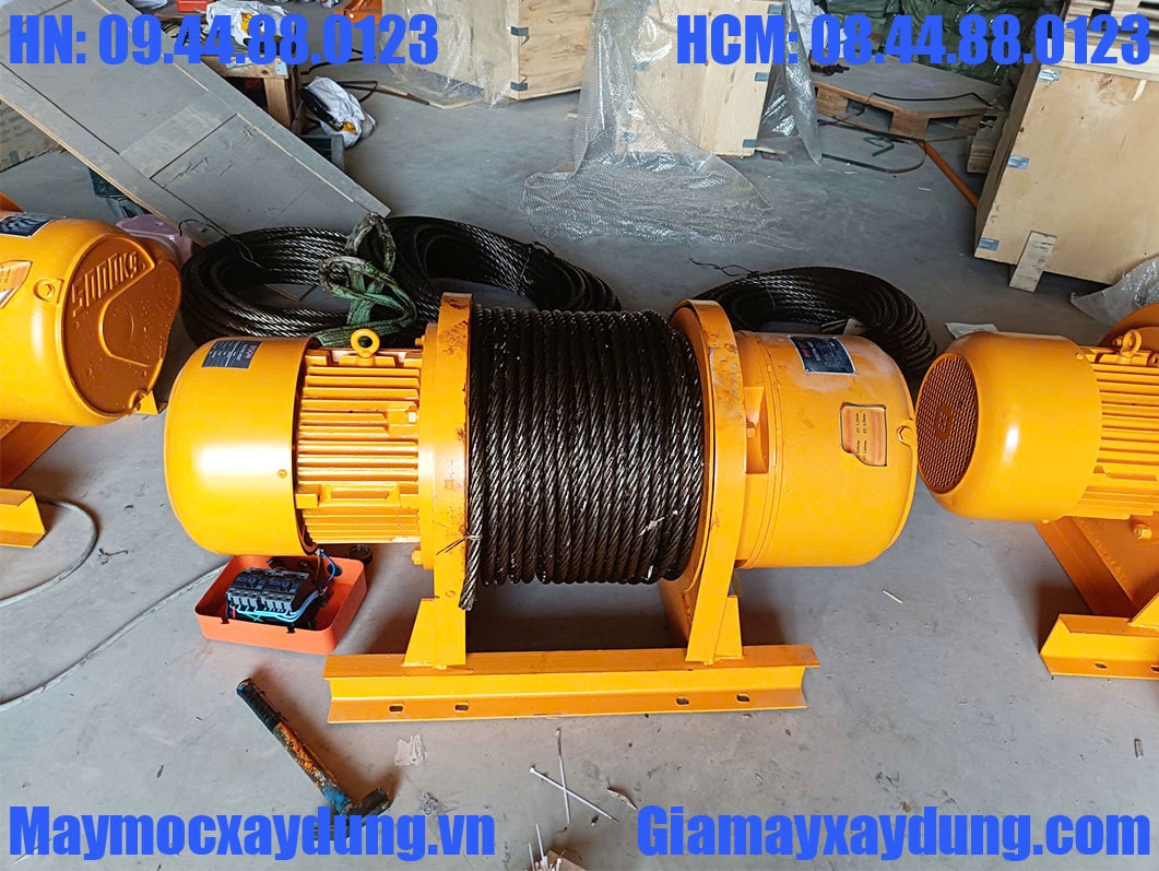 Tời kéo mặt đất 5 tấn 2500-5000kg 380V