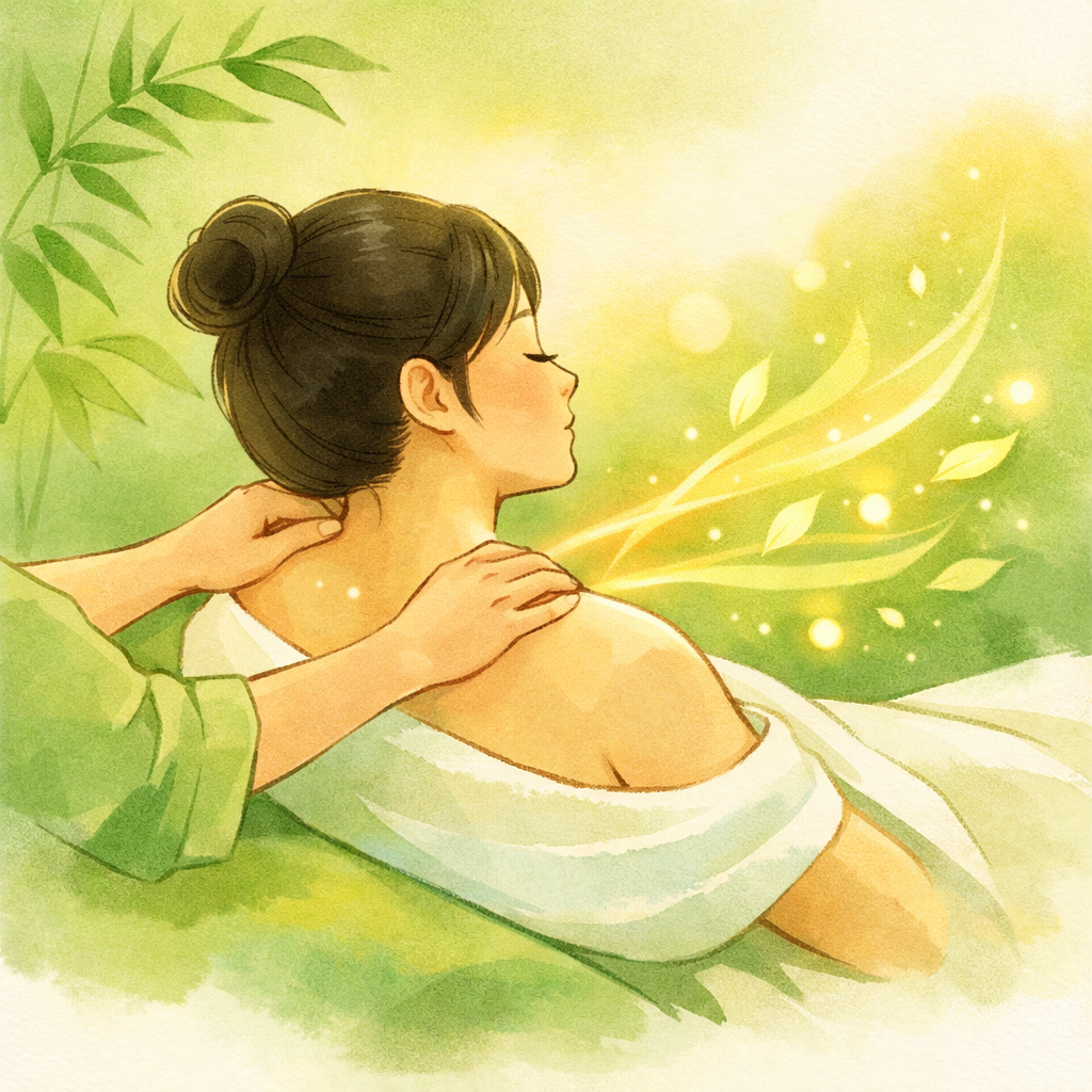 Trị liệu vai gáy Đông y tại Hà Nội: Giảm đau, thông kinh lạc, ngủ ngon hơn | Dưỡng Tâm An Spa