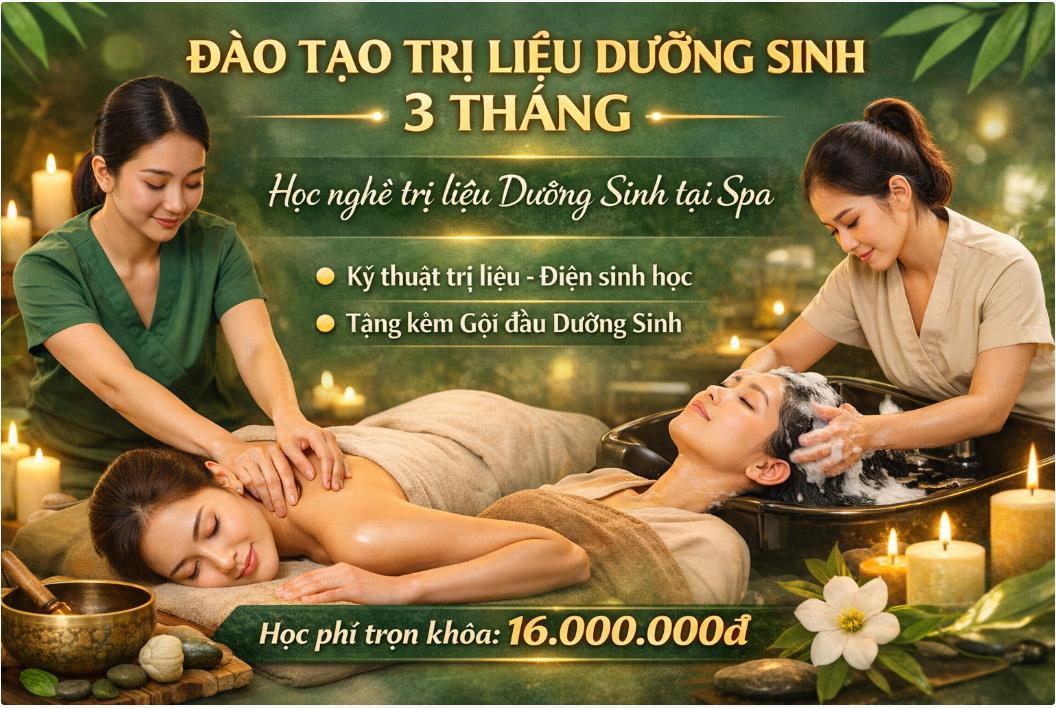 Đào tạo Trị liệu Dưỡng sinh 3 tháng | Dưỡng Tâm An Spa