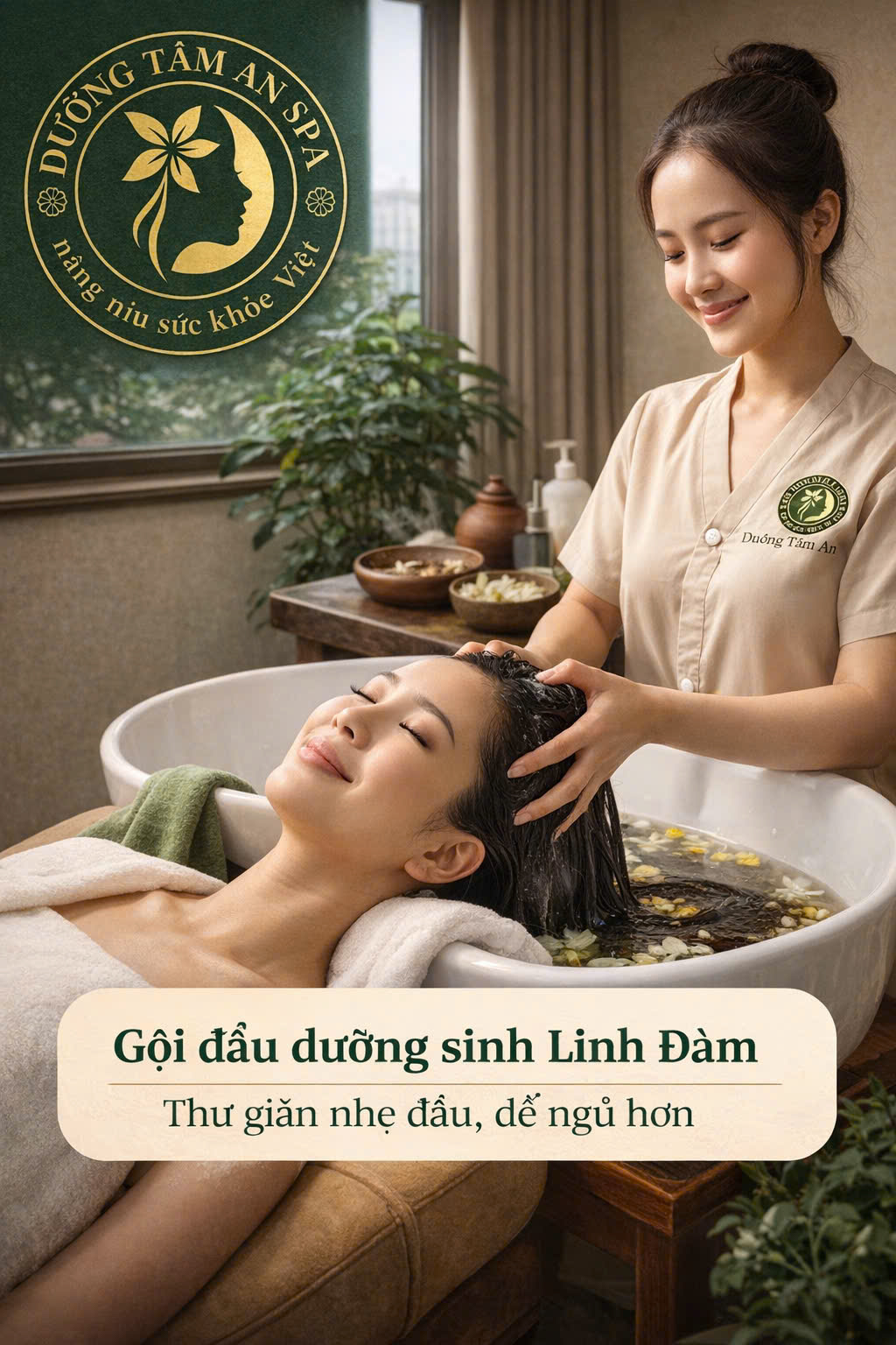 Gội Đầu Dưỡng Sinh Cho Nam Và Nữ – Thư Giãn Sâu