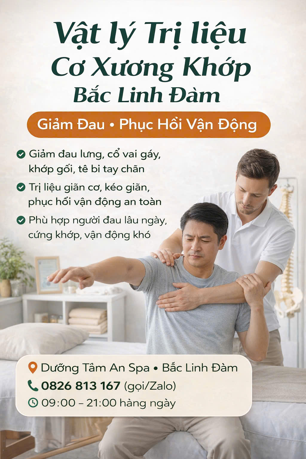 Vật Lý Trị Liệu Cơ Xương Khớp Bắc Linh Đàm