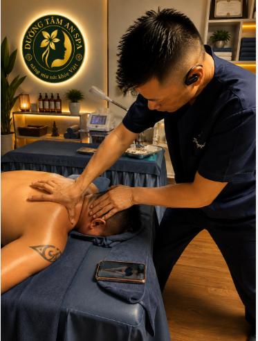 Massage Cổ Vai Gáy Linh Đàm | Chăm Sóc Chuyên Sâu | Dưỡng Tâm An Spa