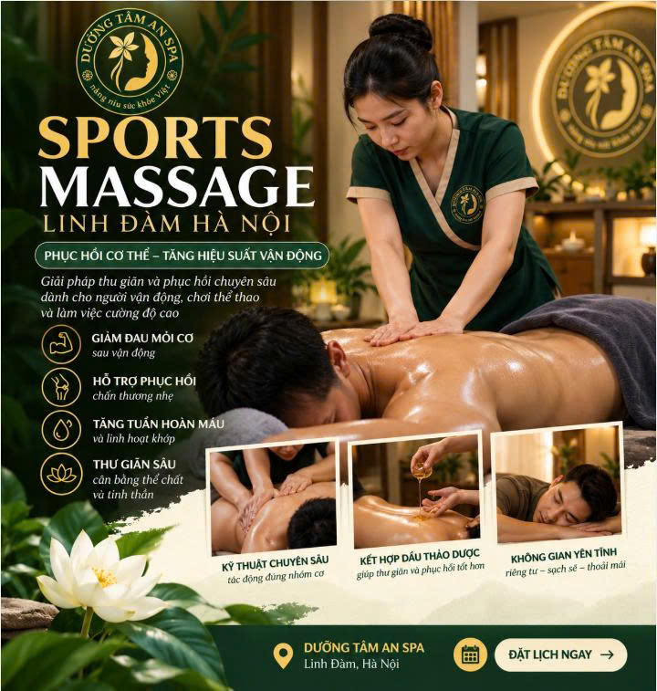 Sports Massage in Linh Dam, Hanoi | Recovery & Muscle Relaxation