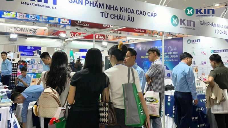 Gian hàng KIN Việt Nam tại hội nghị tháng 4 2025