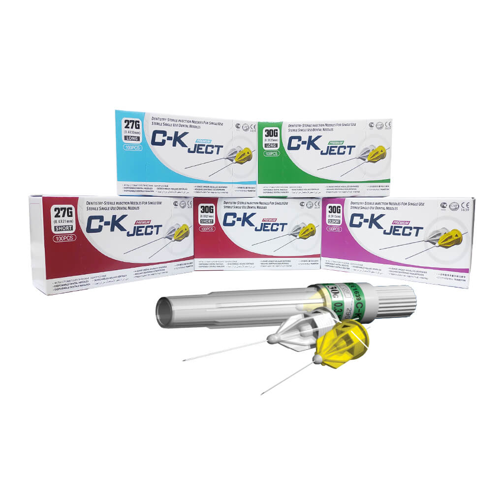 Kim tiêm tê C-K Ject cho thủ thuật nha khoa vô trùng, dùng một lần (100 kim)