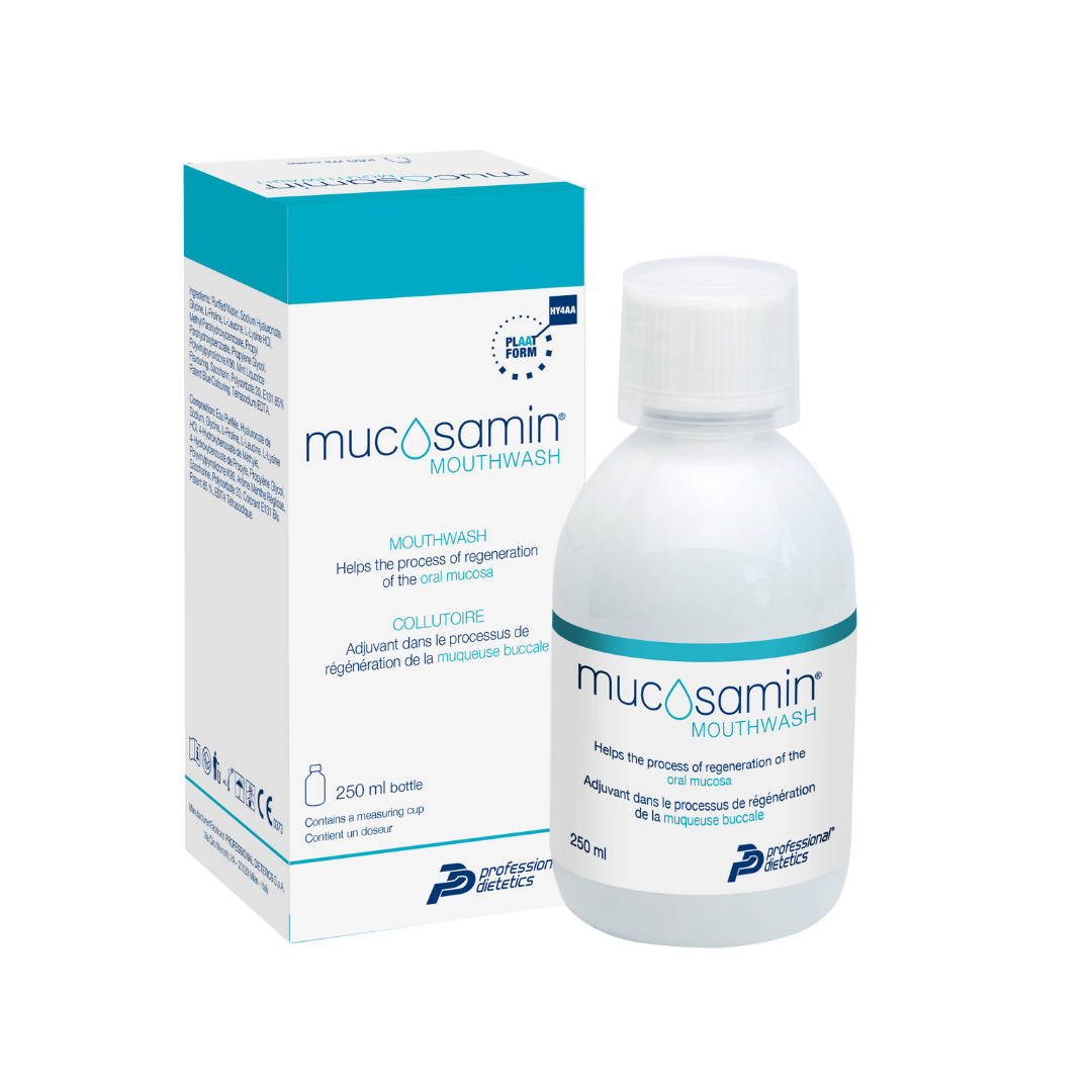 Dung dịch súc miệng Mucosamin phục hồi các mô niêm mạc (250 ml)