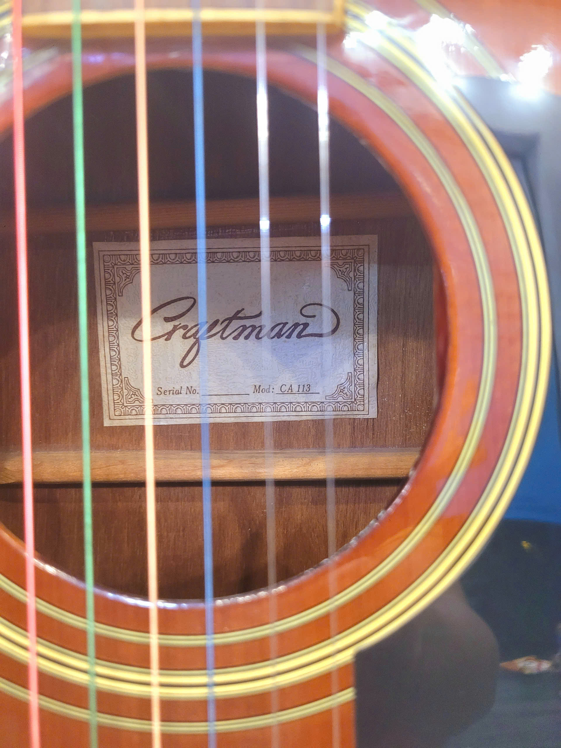 ĐÀN GUITAR ACOUSTIC CRAFTMAN CA.113