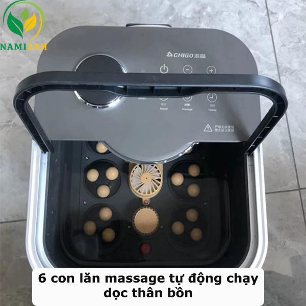 chậu ngâm chân massage