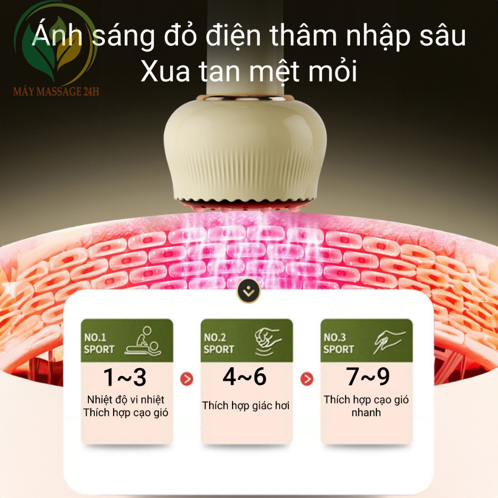 Máy giác hơi và cạo gió cầm tay