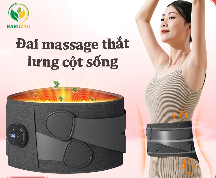 Đai Massage Cột Sống Lưng, Thoát Vị Đĩa Đệm