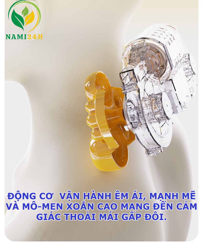 Máy mát xa cổ và lưng hồng ngoại đa năng