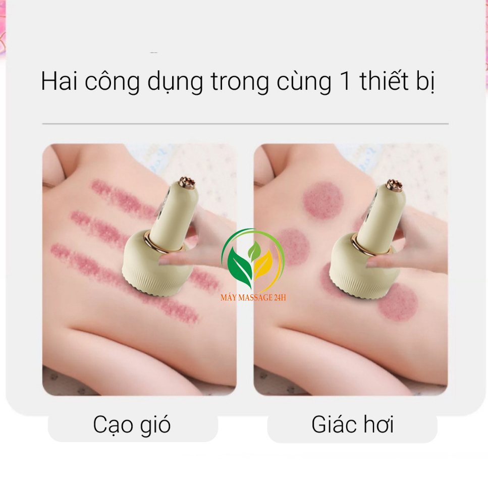 Máy giác hơi và cạo gió cầm tay