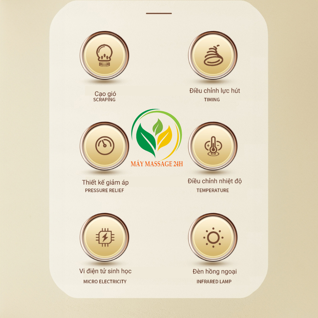 Máy giác hơi và cạo gió cầm tay