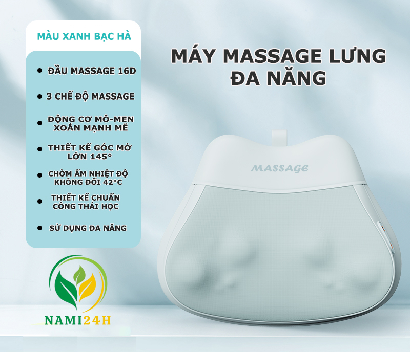 Máy mát xa cổ và lưng hồng ngoại đa năng