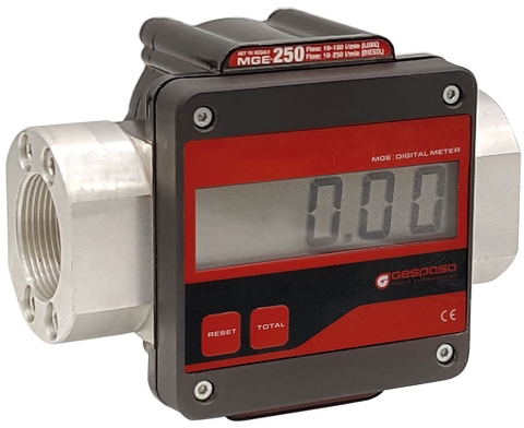 Đồng hồ đo dầu GESPASA MGE-250 – Đồng hồ đo lưu lượng điện tử lưu lượng lớn