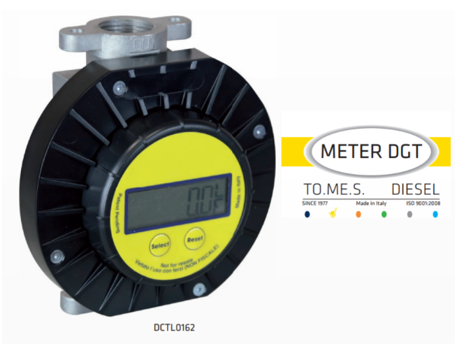 ĐỒNG HỒ ĐO DẦU TOMES DGT/DCTL0162 – Đồng hồ đo lưu lượng điện tử