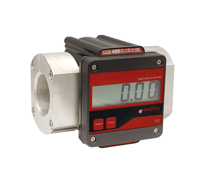 Đồng hồ đo dầu GESPASA MGE-400 – Đồng hồ đo lưu lượng điện tử công suất lớn từ Tây Ban Nha