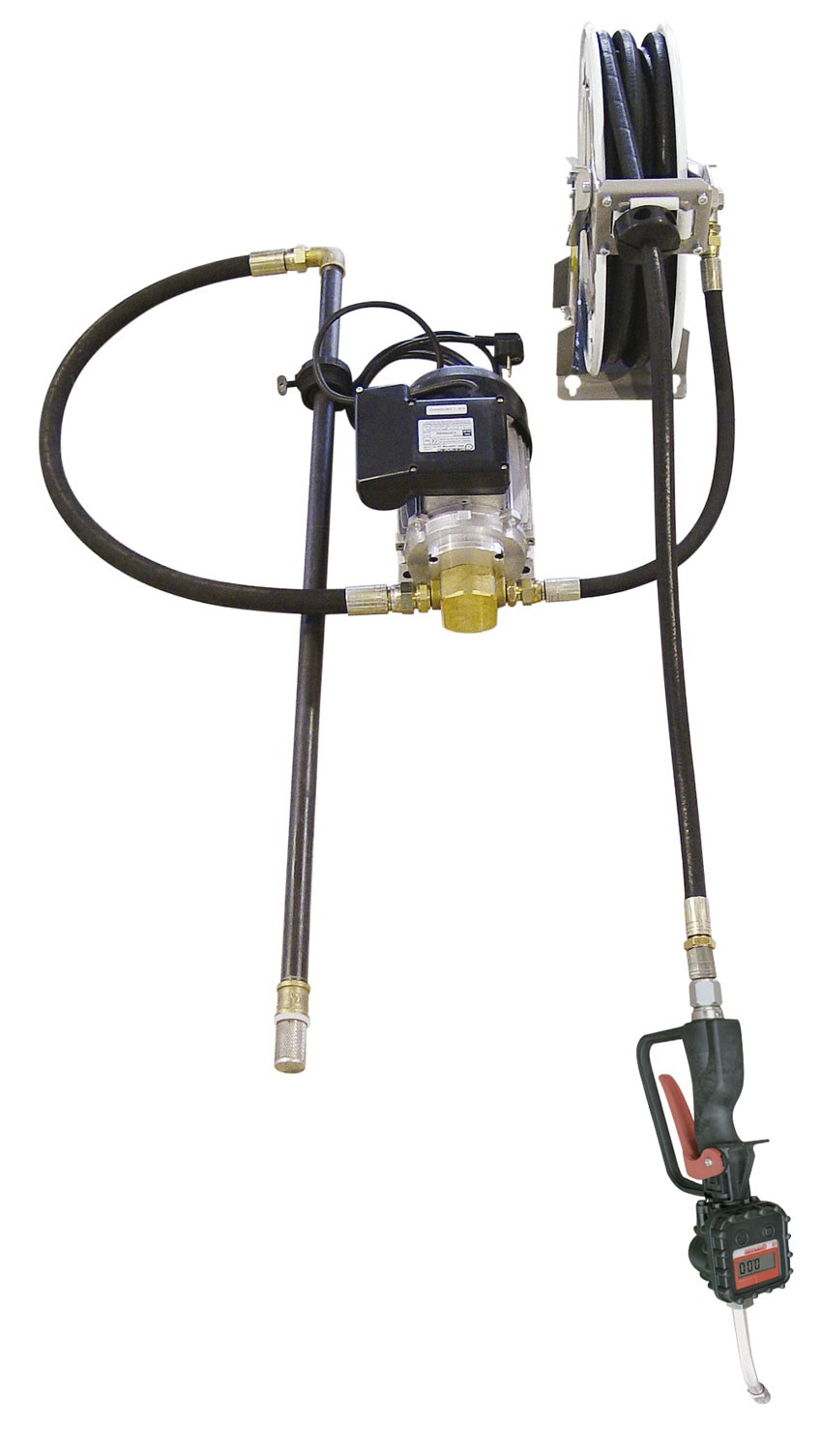 Bộ Bơm Dầu Nhờn Có Cuộn Dây Cho Thùng Phuy KEBE-200