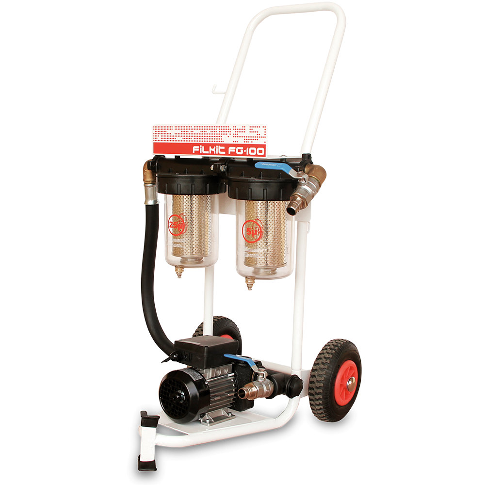 BỘ LỌC NHIÊN LIỆU DI ĐỘNG FILKIT · 40 LÍT/PHÚT · 2 CẤP LỌC