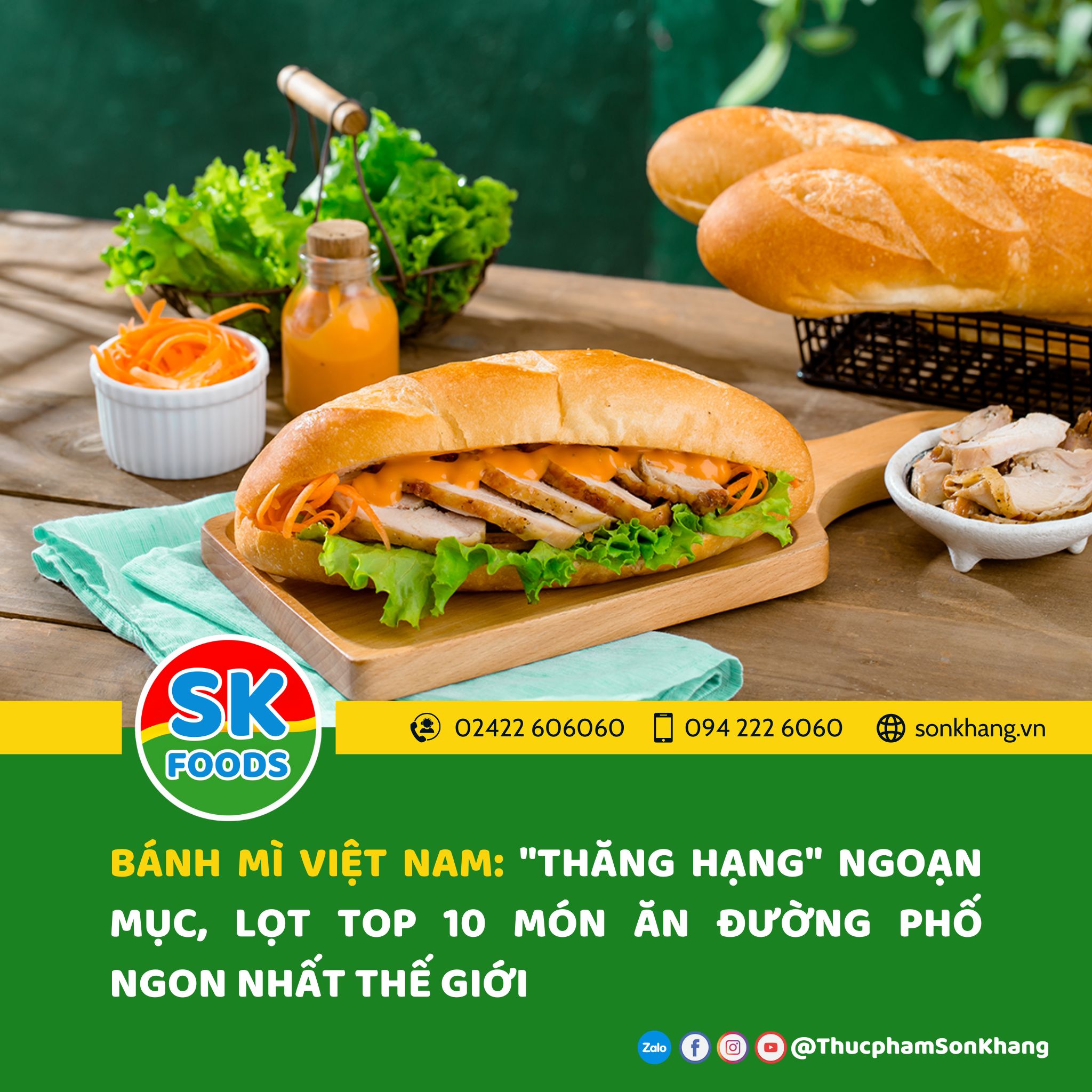 Bánh mì Việt Nam: 