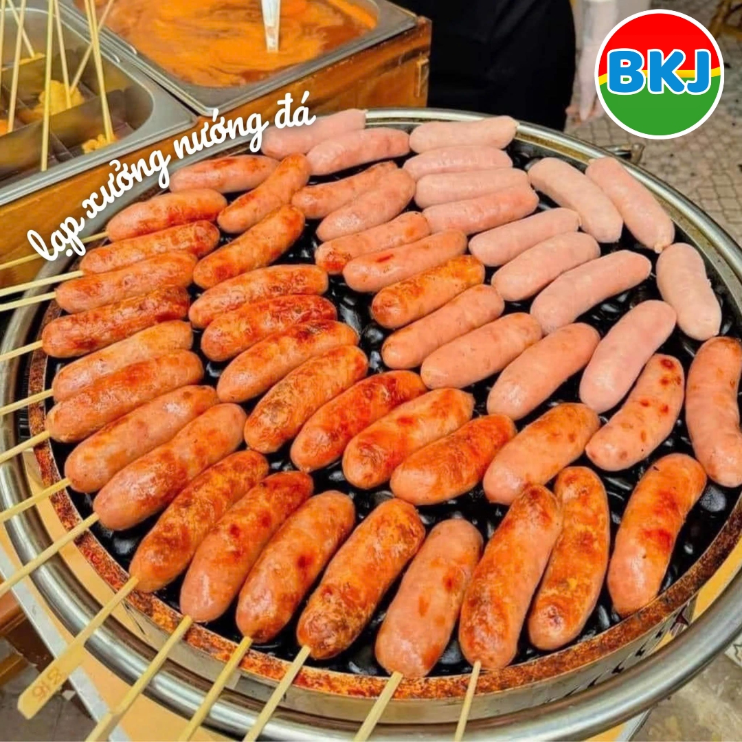 Lạp xưởng nướng đá: Món ngon đặc biệt