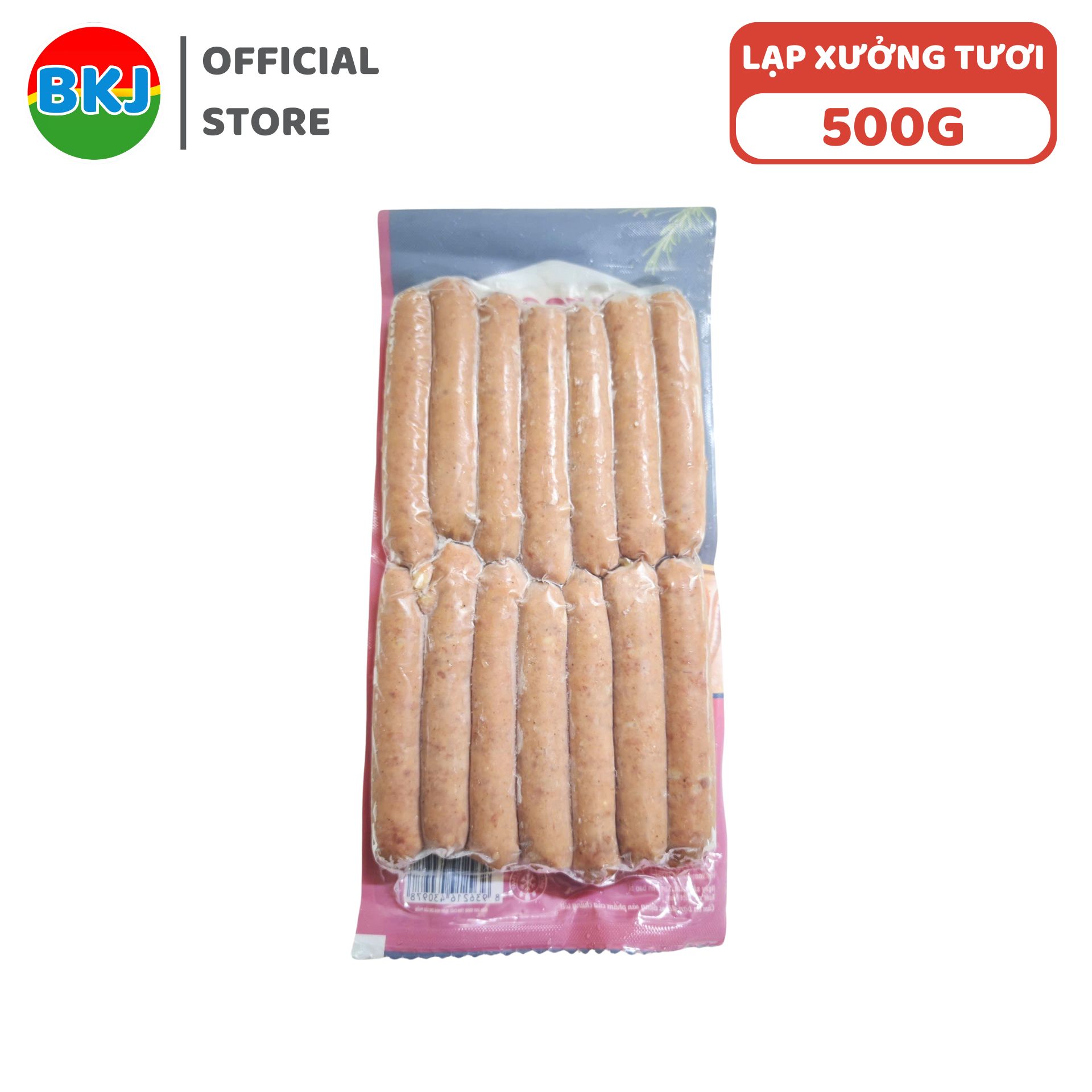 Lạp xưởng tươi LC gói 500g (14 Chiếc)