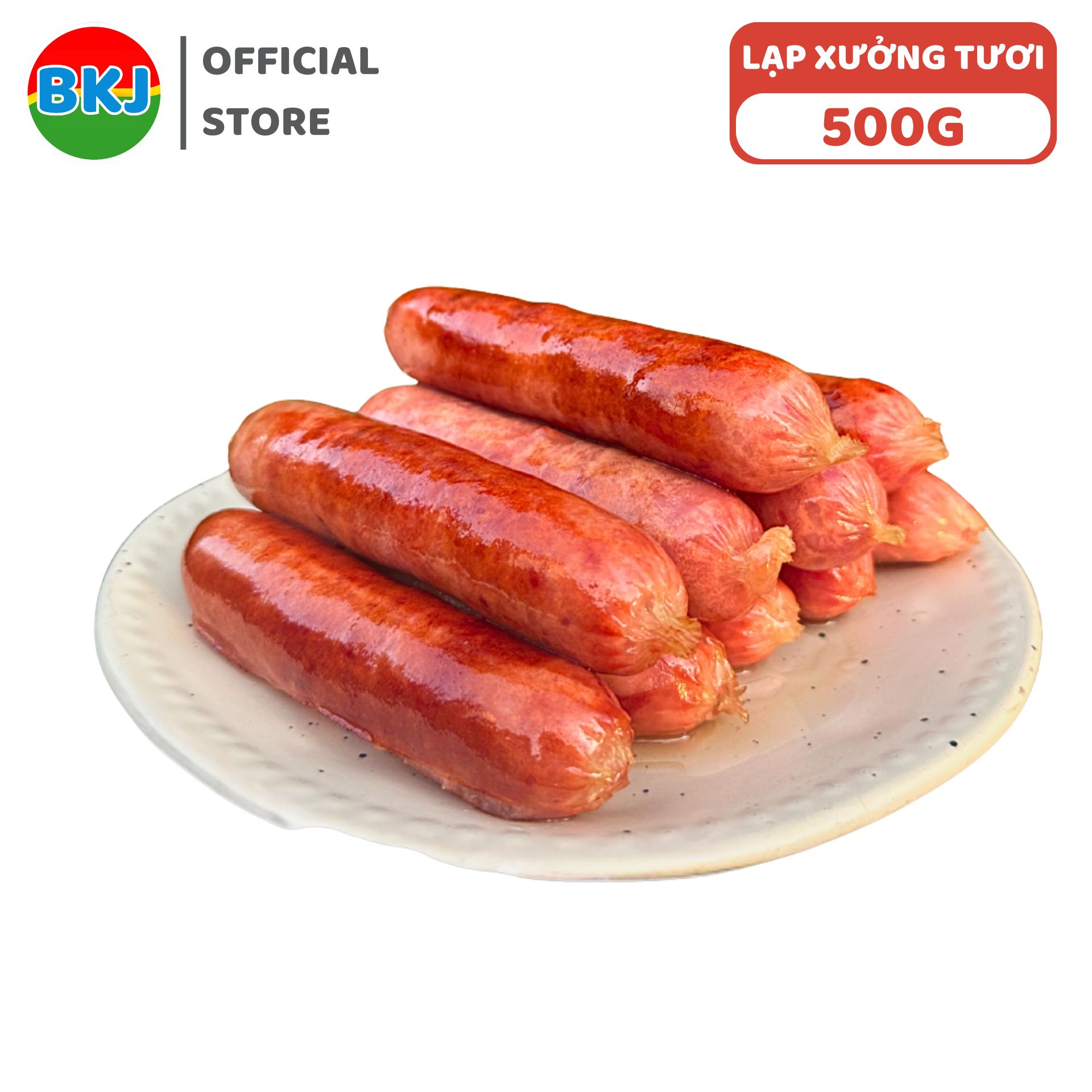 Lạp xưởng tươi LC gói 500g (14 Chiếc)
