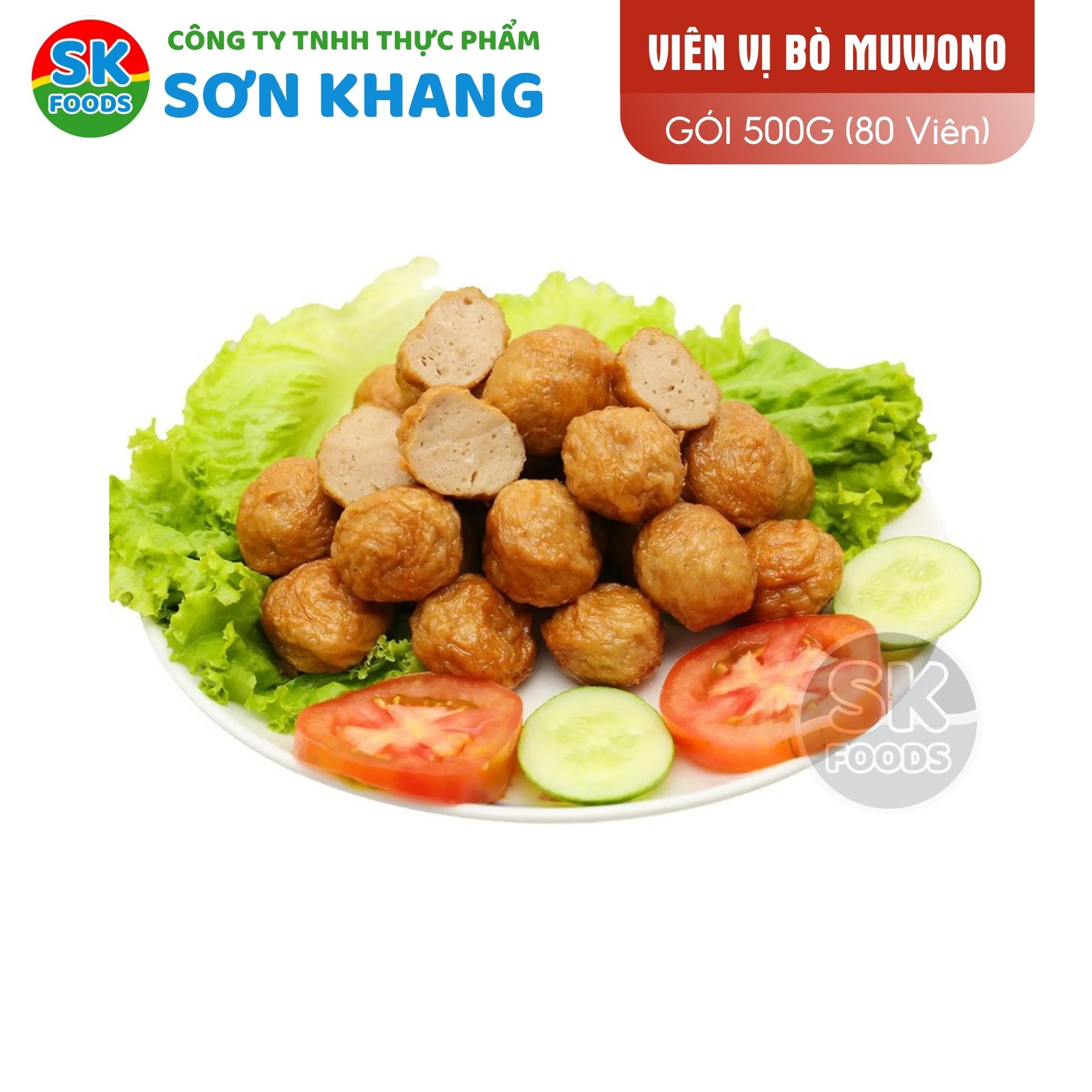 Viên Vị Bò Muwono 500g (80 viên)