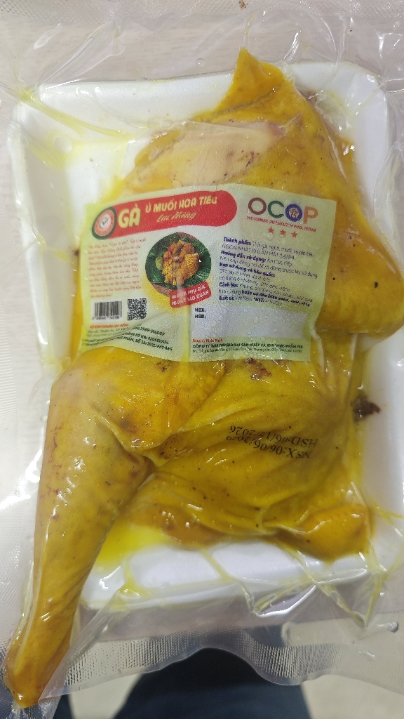 Gà Ủ Muối Hoa Tiêu Lục Hồng 500g