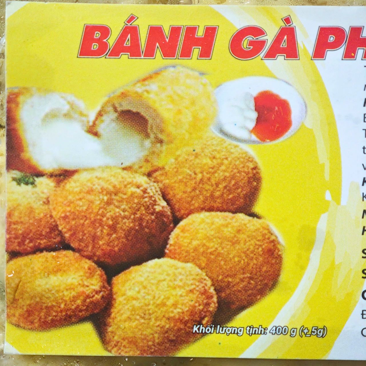 Bánh Gà Phô Mai Thảo Linh Linh 400g (12 Chiếc)