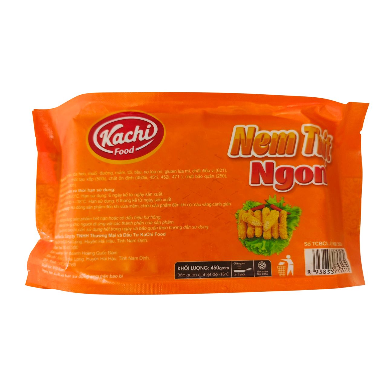 Nem thịt NGON Kachifood 450g (20 chiếc)